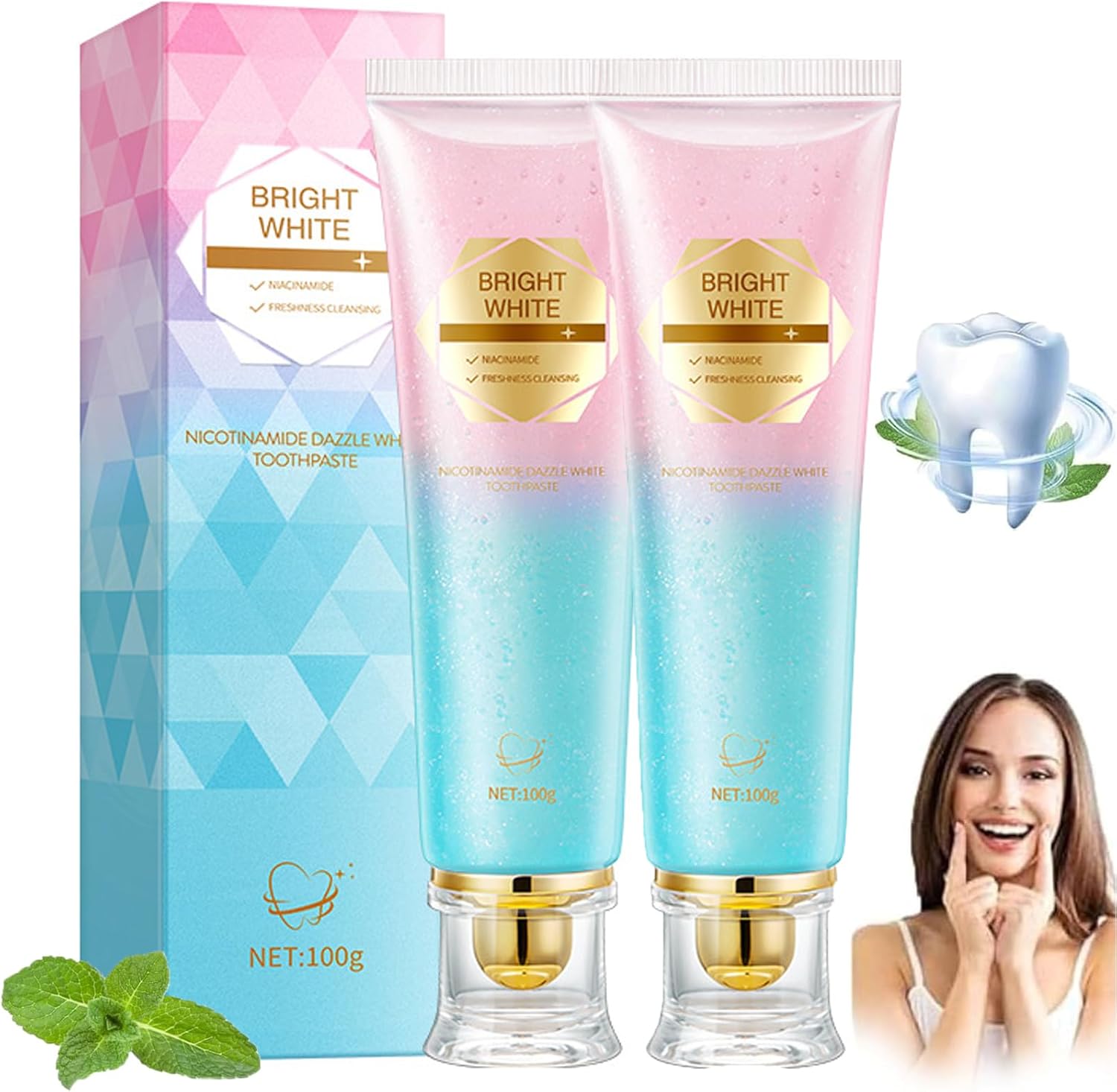 Remineralizing Toothpaste - 1/2/3pcs Niacinamide Toothpaste Intensive Whitens Teeth