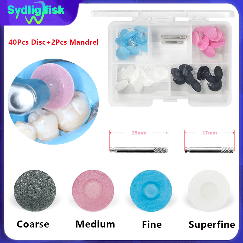 Teeth Whitening Express - 40Pcs Dental Polishing Disc Composite Resin