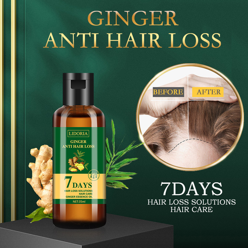 Coconut Oil Pull - 35ml Natural Ginger Hair Care Essential