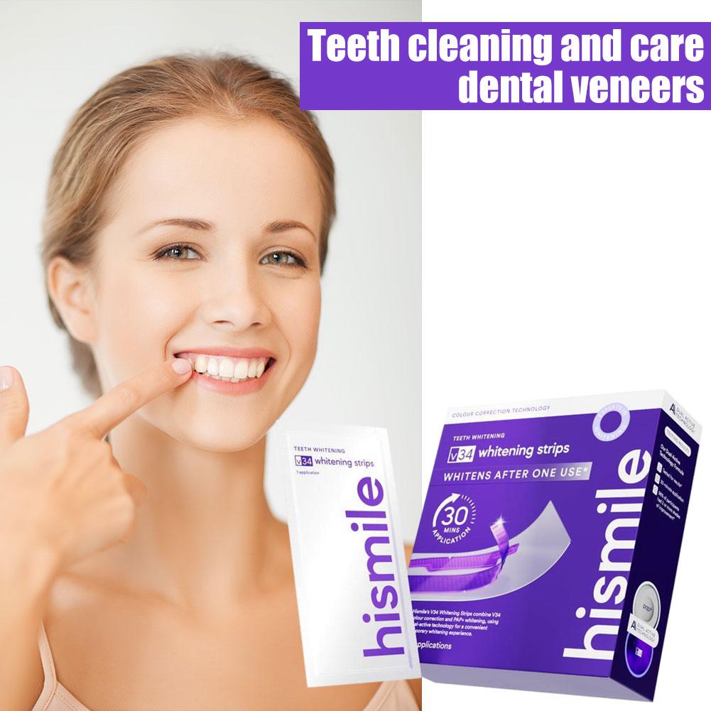 Teeth Whitening Hismile - V34 Purple Whitening Toothpaste And Strips
