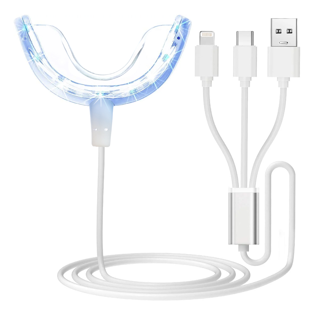 Teeth Whitening With Blue Light - Teeth Whitening Accelerator Light, 16x More