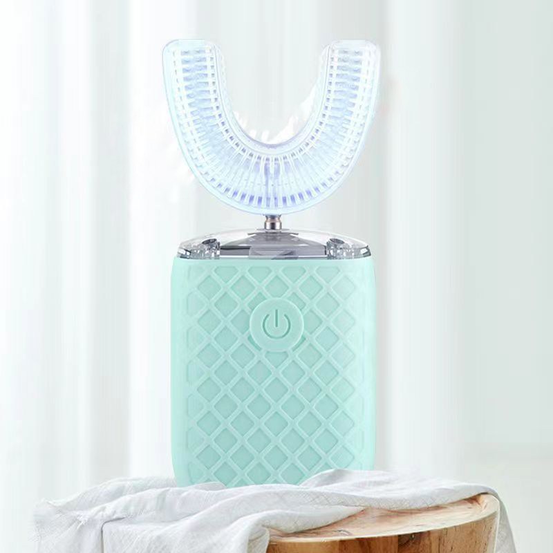 Teeth Whitening With Blue Light - 360 Degrees U Shape Electric Toothbrush