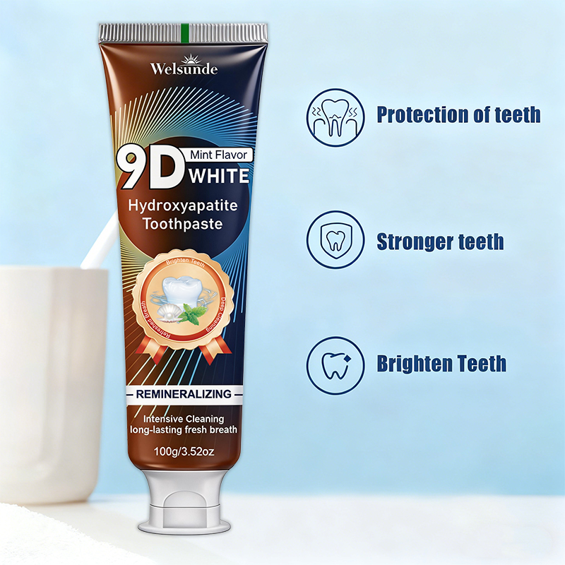 9D WHITE Mint Flavor Hydroxyap - đánh giá và giá Remineralizing Toothpaste