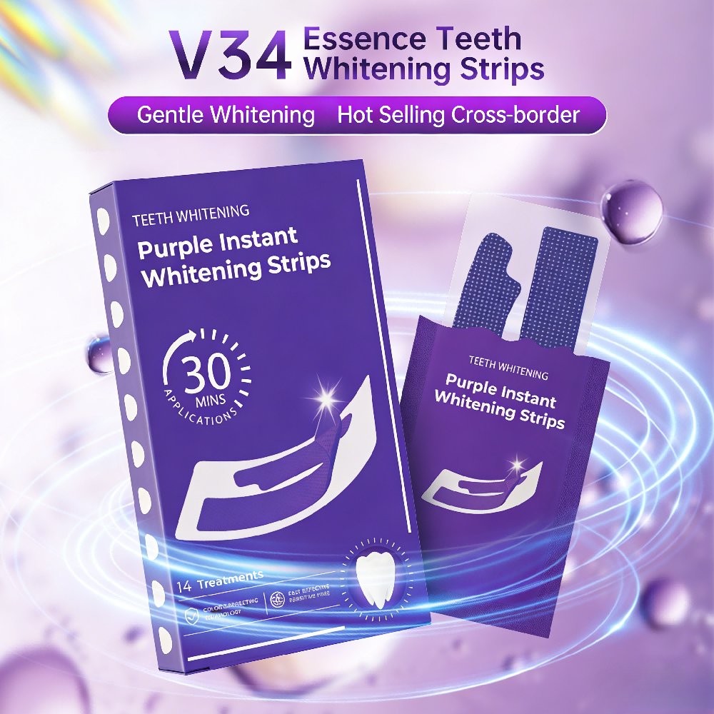 Purple Teeth Whitening Strips- - đánh giá và giá Teeth Whitening In Office