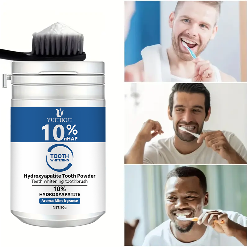 YUTIKUE 10% nHAP Tooth Powder  - đánh giá và giá Teeth Whitening Hismile