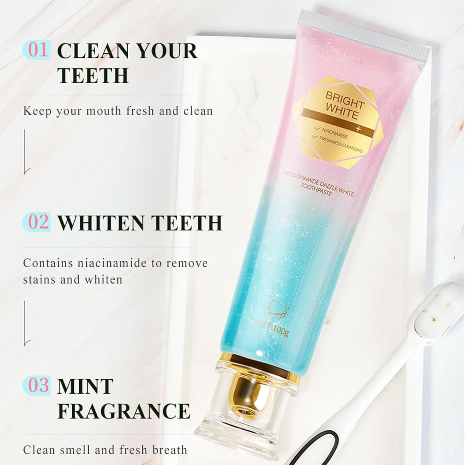 1/2/3pcs Niacinamide Toothpast - đánh giá và giá Remineralizing Toothpaste