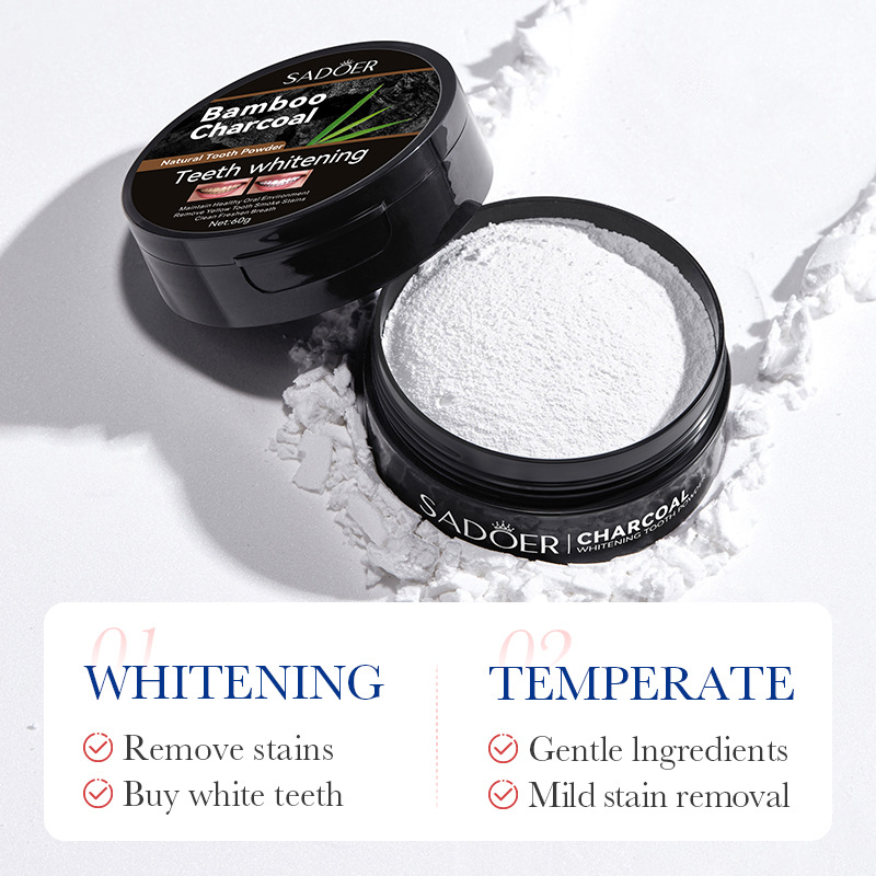 60g Tooth Whitening Powder Act - đánh giá và giá Whitening Powder Activated