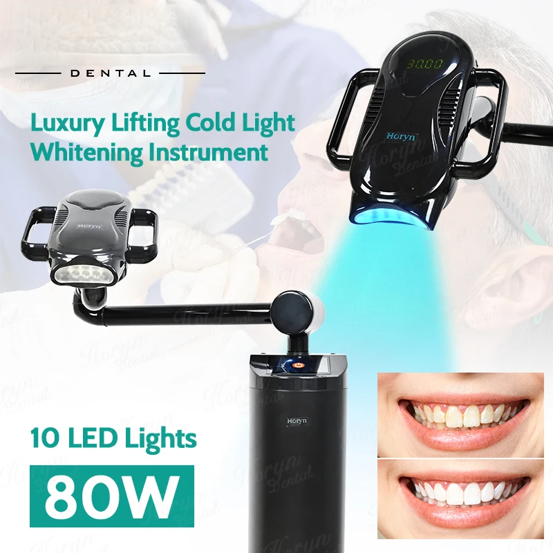 80W Lift Type Dental Cold Ligh - đánh giá và giá Teeth Whitening With Blue Light