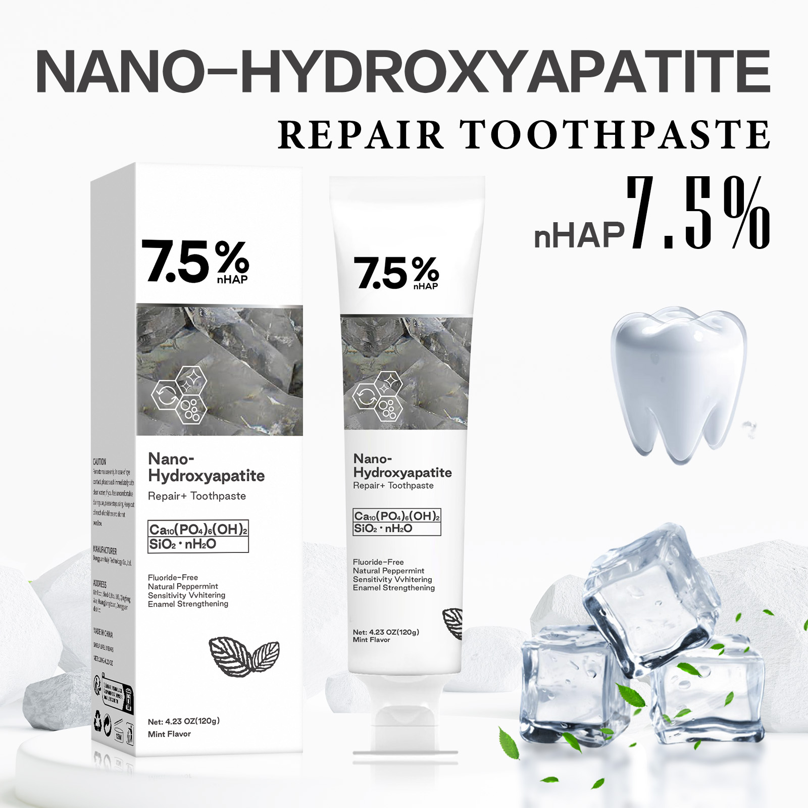 Nano Hydroxyapatite Toothpaste - đánh giá và giá Remineralizing Toothpaste