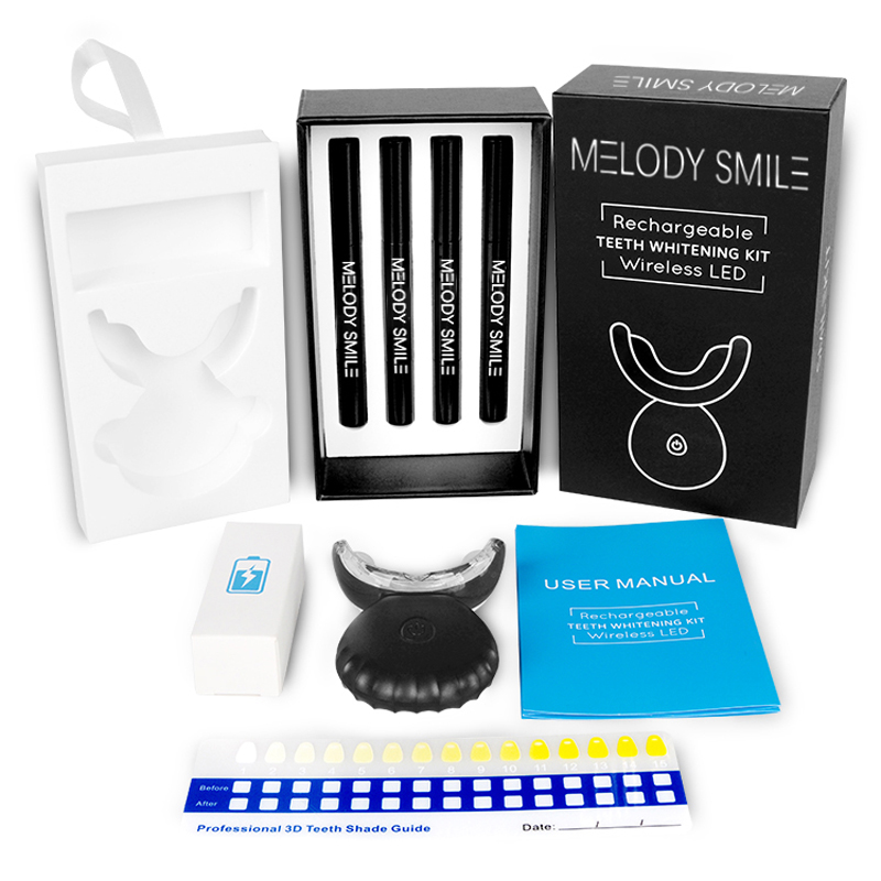 Wireless Blue Light LED Teeth  - đánh giá và giá Teeth Whitening Logo