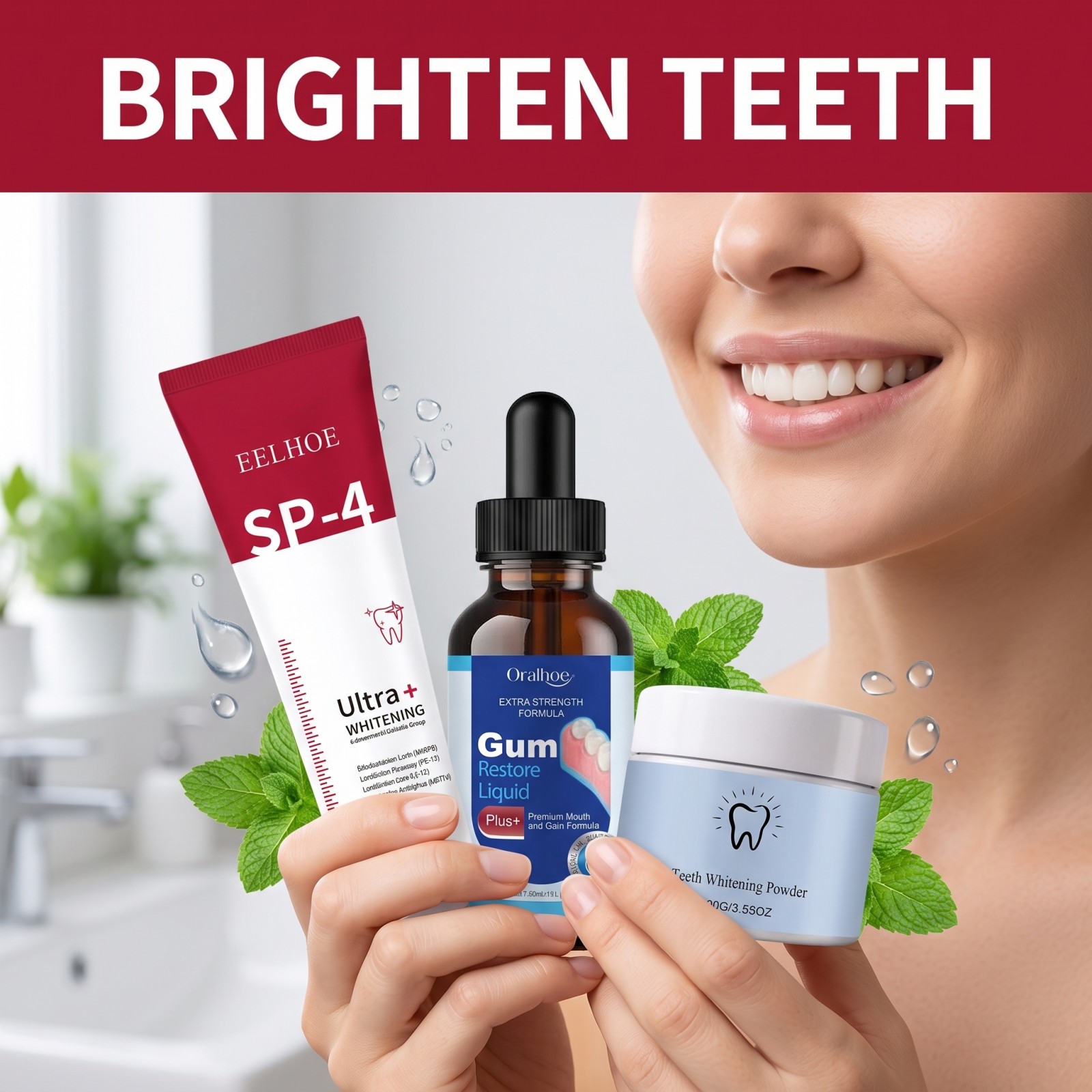 Oral Care Combo Set Whitening  - đánh giá và giá Teeth Whitening Hismile
