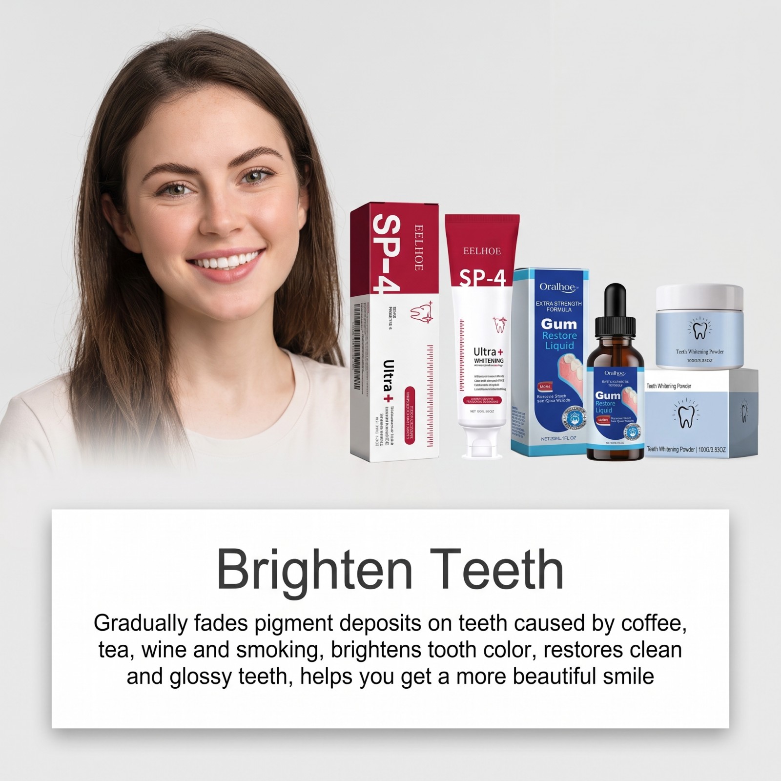 Oral Care Combo Set Whitening  - đánh giá và giá Teeth Whitening Hismile