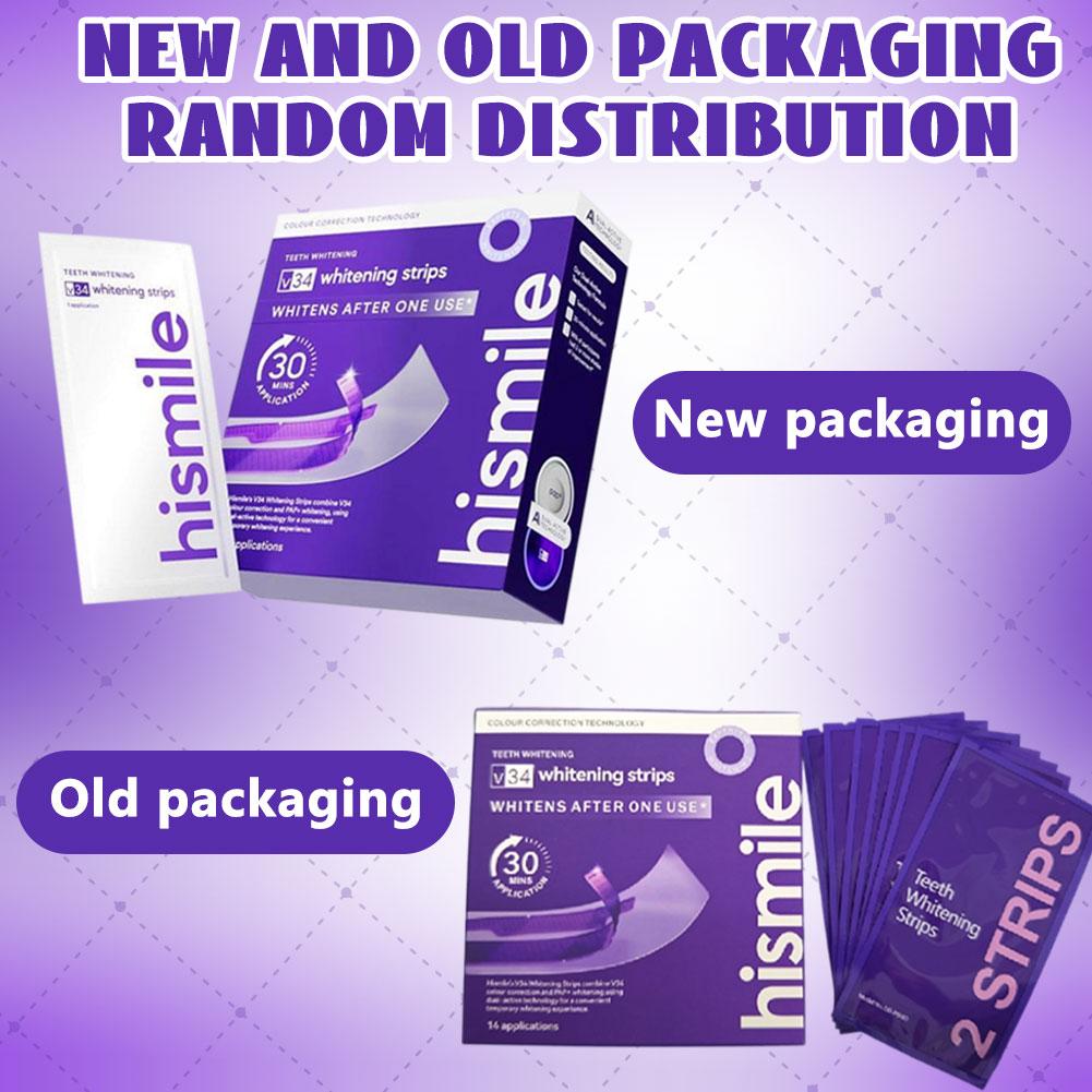 Purple Whitening Tooth Strips  - đánh giá và giá Teeth Whitening Routine
