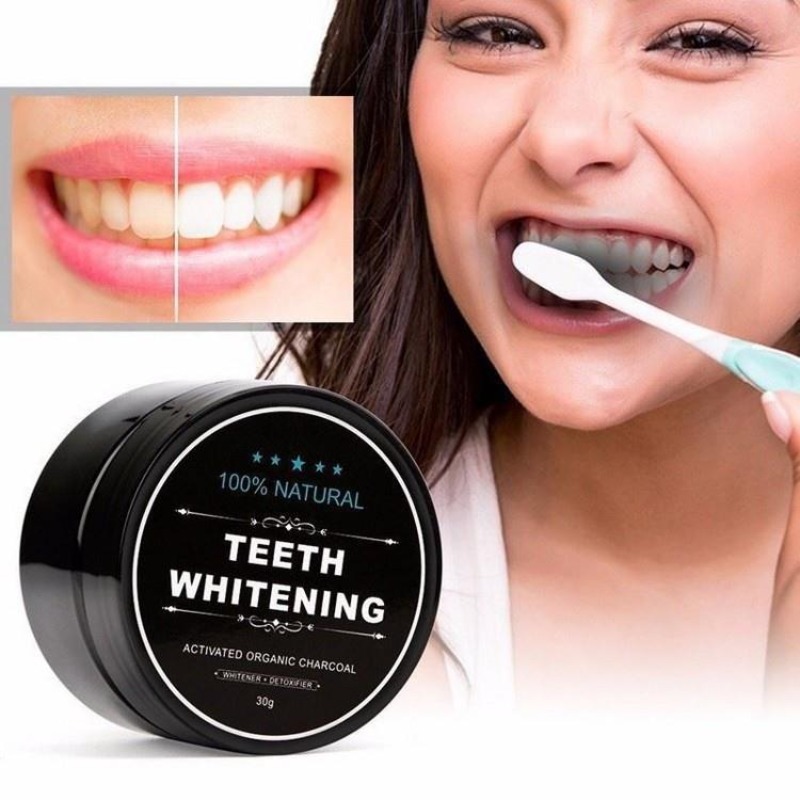 1 Box Activated Charcoal Teeth - đánh giá và giá Whitening Powder Activated