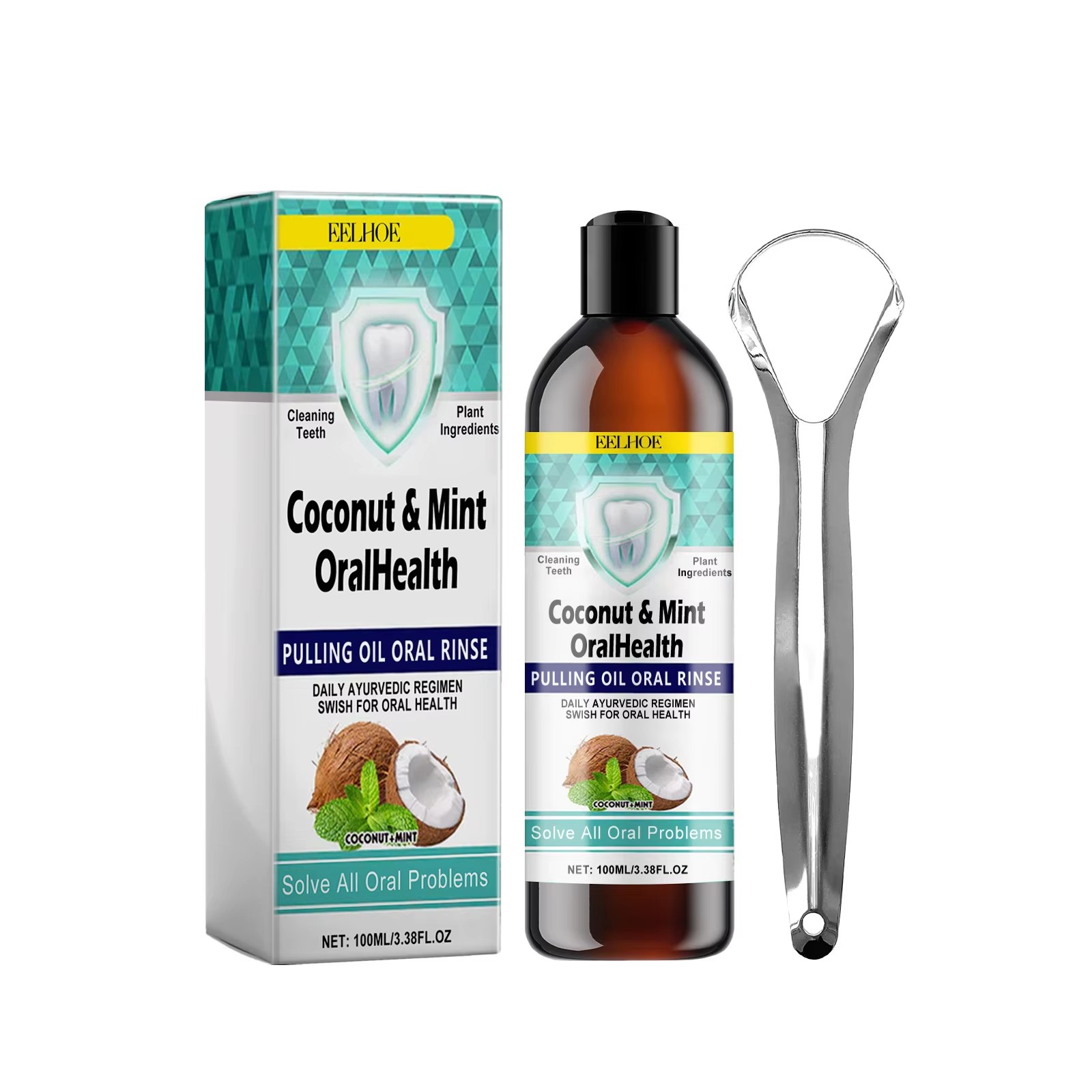EELHOE Mint Coconut Oil Pullin - đánh giá và giá Coconut Oil Pull