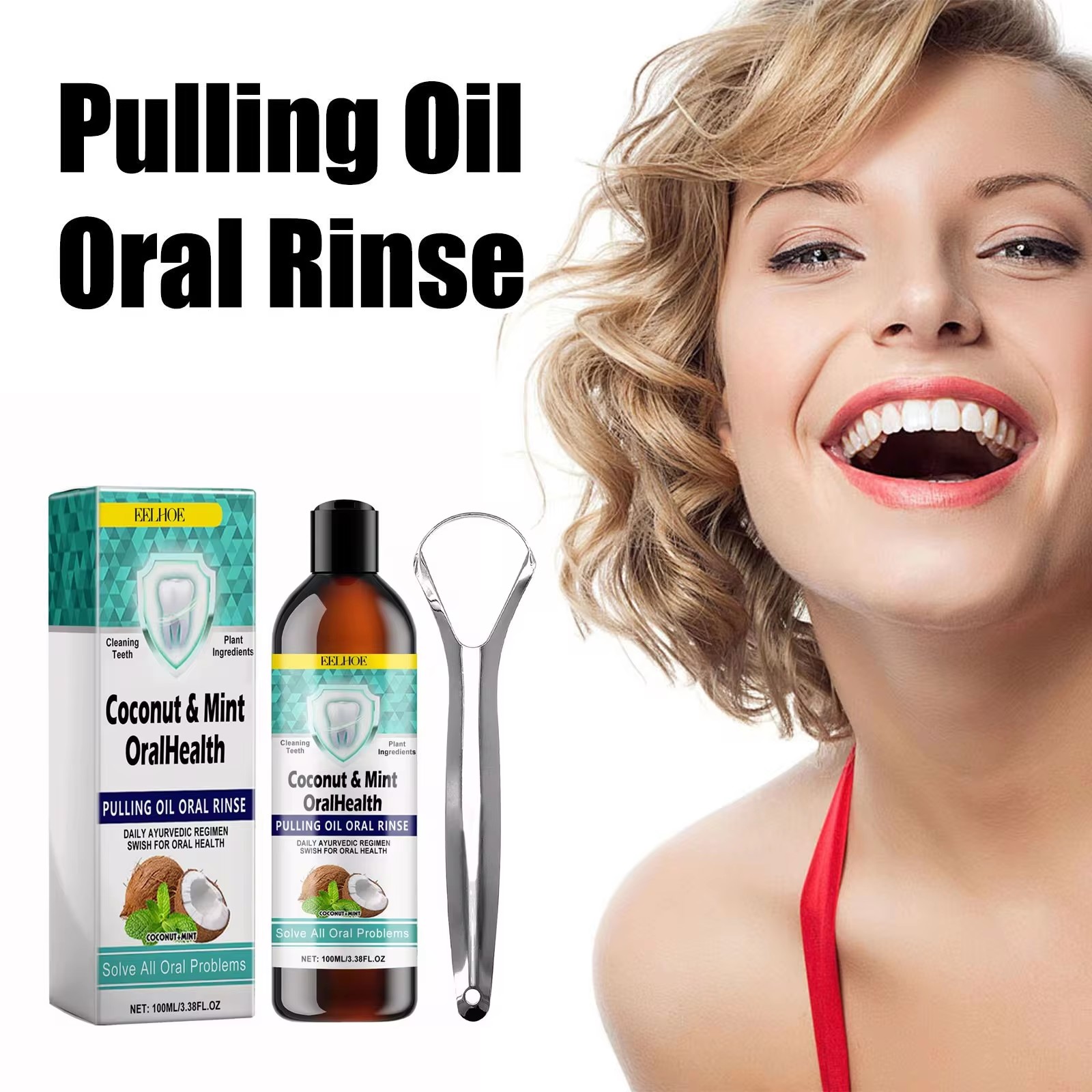 EELHOE Mint Coconut Oil Pullin - đánh giá và giá Coconut Oil Pull