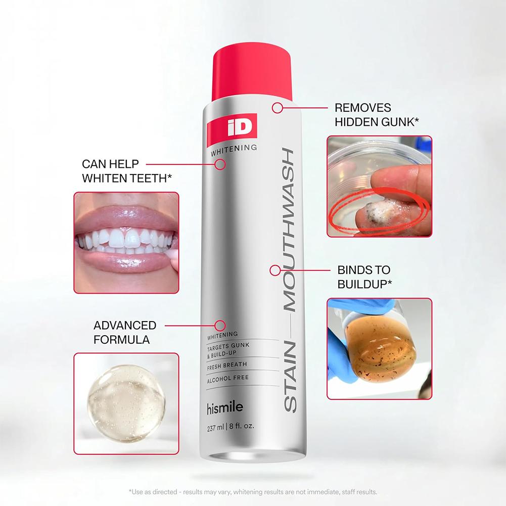 Hismile iD Alcohol Free Mouthw - đánh giá và giá Teeth Whitening Hismile