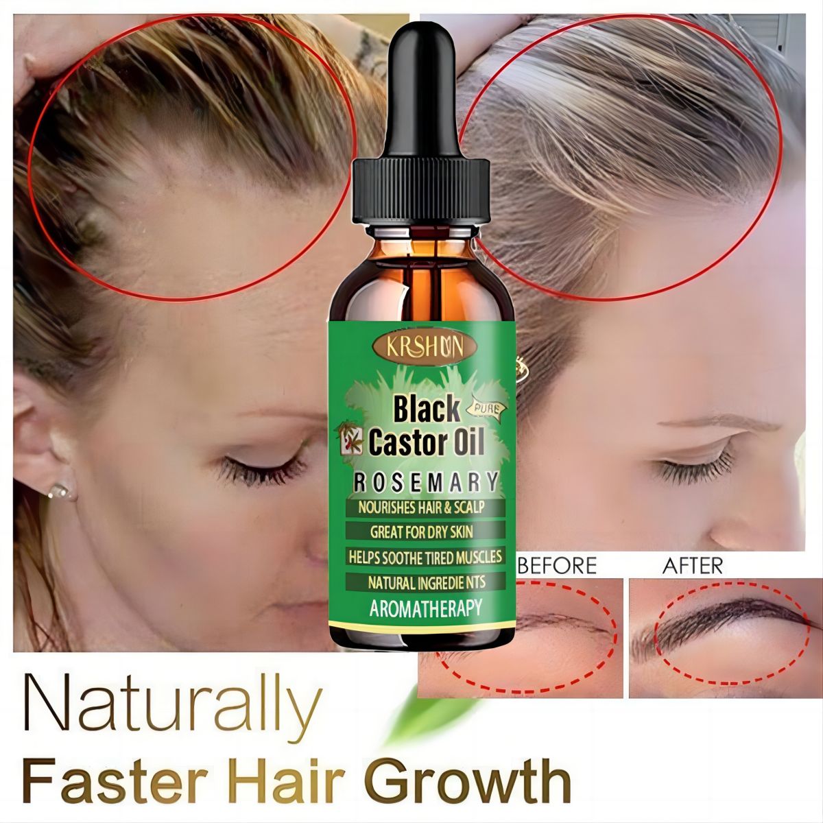 Black Castor Oil Nourishes Hai - đánh giá và giá Coconut Oil Pull