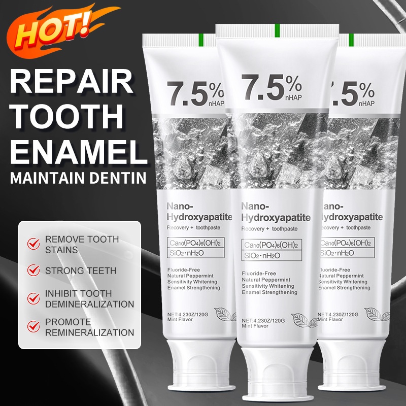 7.5% Hydroxyapatite Probiotic  - đánh giá và giá Remineralizing Toothpaste