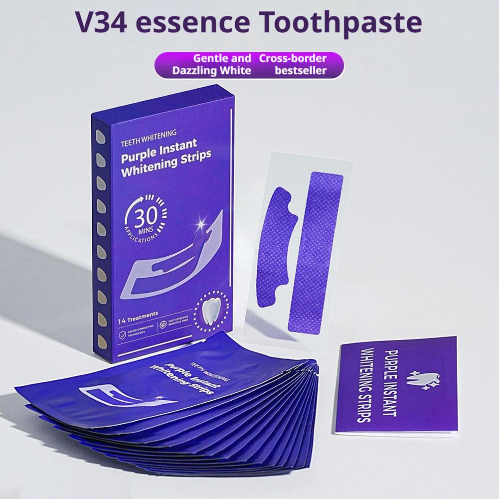 V34 Teeth Whitening Strips - E - đánh giá và giá Teeth Whitening In Office