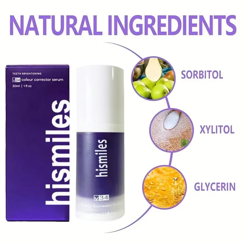 Purple Whitening Toothpaste De - đánh giá và giá Teeth Whitening Hismile