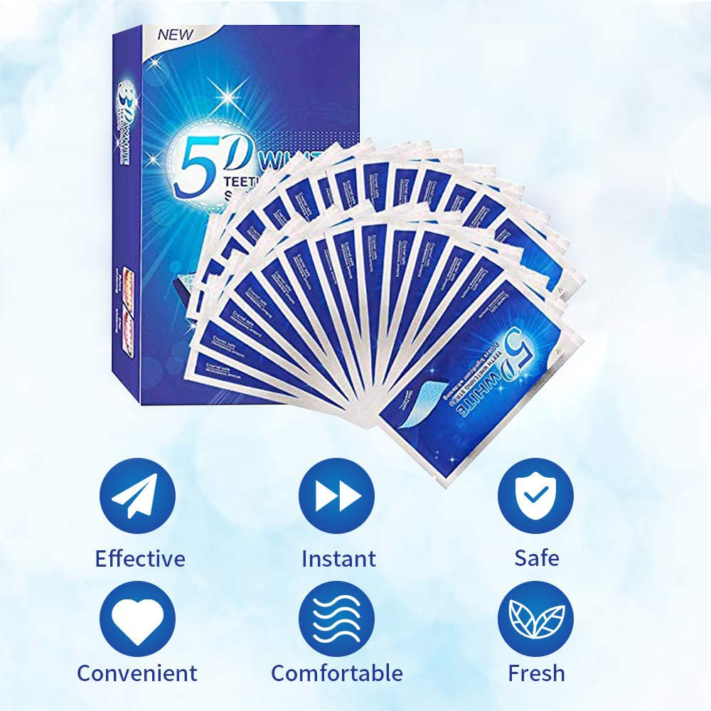 5D White Teeth Whitening Strip - đánh giá và giá Teeth Whitening In Office
