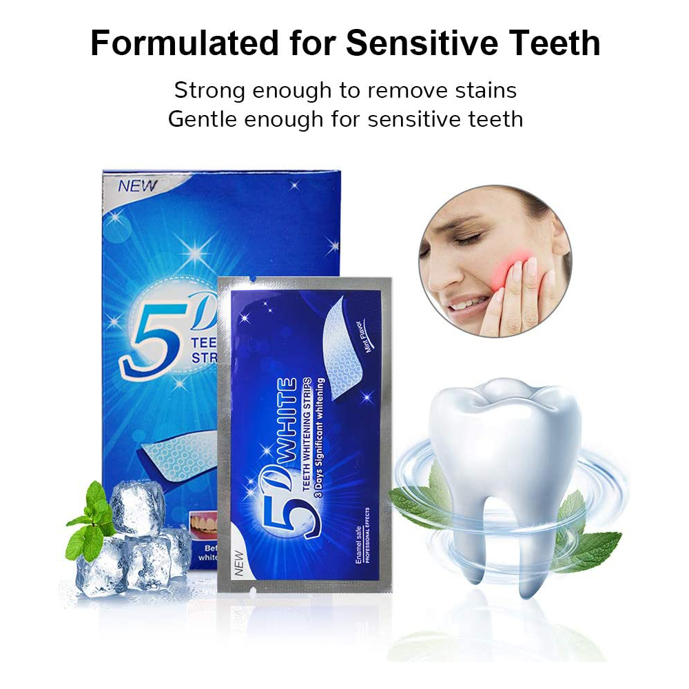 5D White Teeth Whitening Strip - đánh giá và giá Teeth Whitening In Office