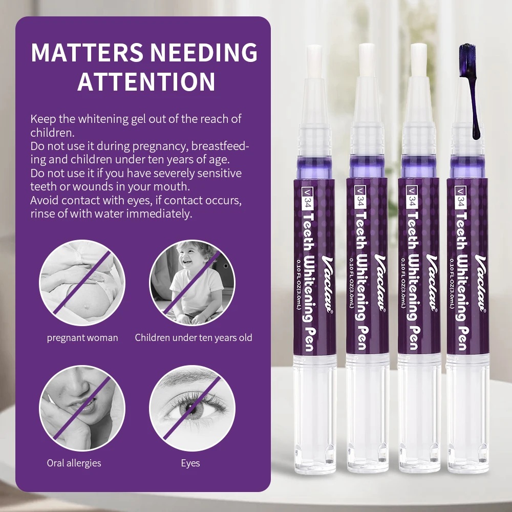 Vaclav V34 Purple teeth whiten - đánh giá và giá Teeth Whitening Hismile