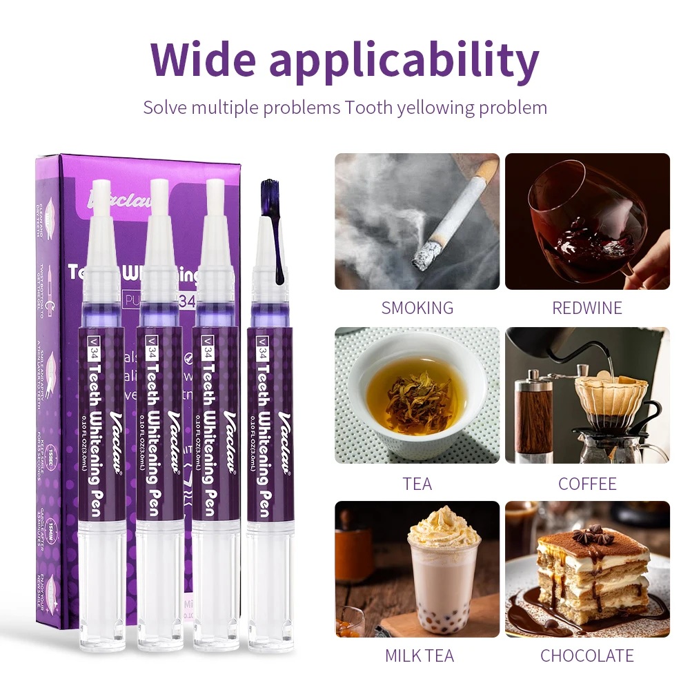 Vaclav V34 Purple teeth whiten - đánh giá và giá Teeth Whitening Hismile