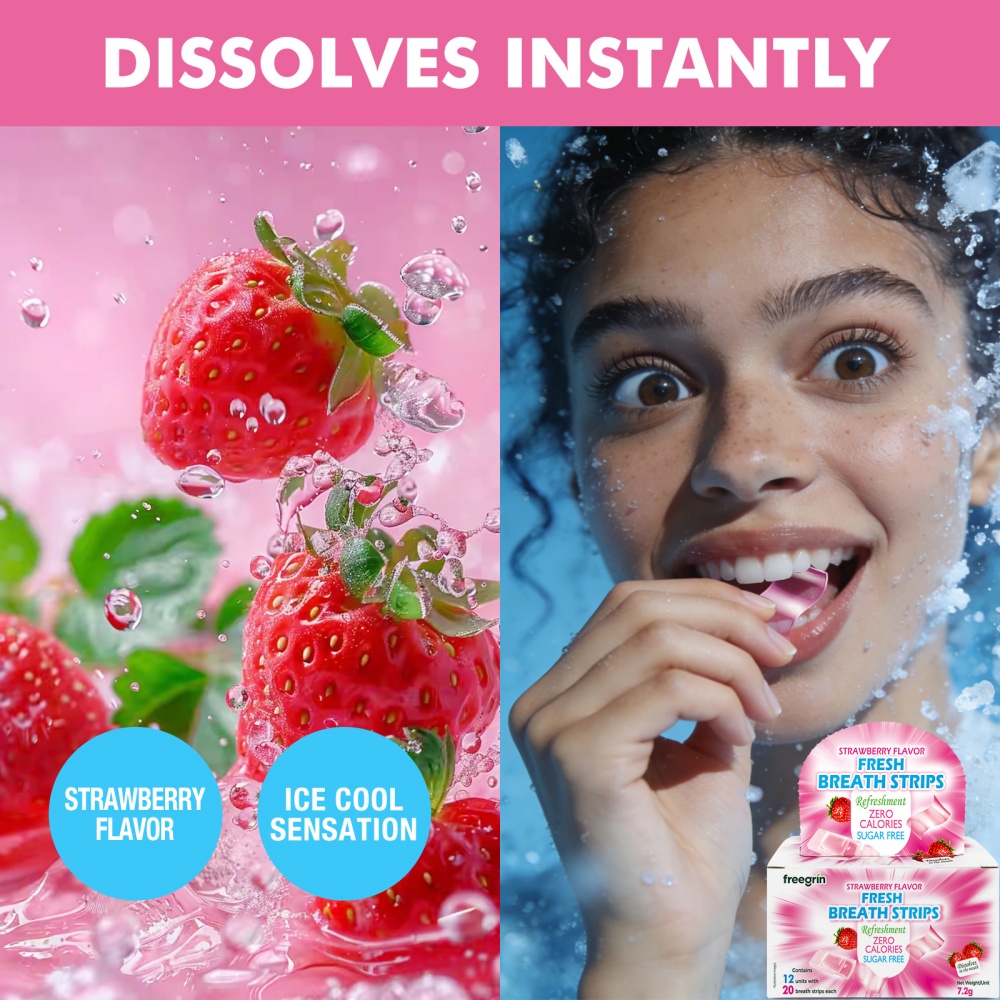 Breath Freshener Cool Strawber - đánh giá và giá Teeth Whitening In Office