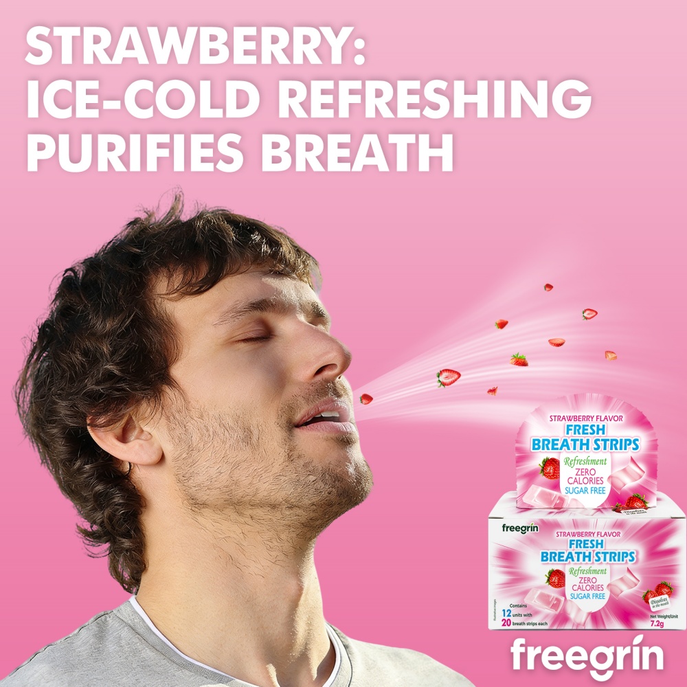 Breath Freshener Cool Strawber - đánh giá và giá Teeth Whitening In Office